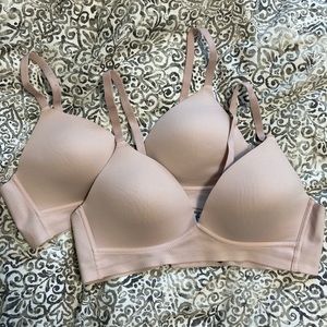 2x Knixteen The T-Shirt Bra in Blush